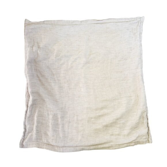 Restoration Hardware Relaxed Pinstripe Washed Cotton Linen Pillowcase 27x29" - Picture 1 of 7
